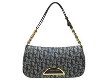 Load image into Gallery viewer, Christian Dior クリスチャンディオール マリスパール ワンショルダーバッグ PZ 0901 トロッター ネイビー ガリアーノ期 美品 中古 4b005072