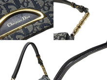 Load image into Gallery viewer, Christian Dior クリスチャンディオール マリスパール ワンショルダーバッグ PZ 0901 トロッター ネイビー ガリアーノ期 美品 中古 4b005072