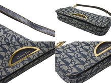 Load image into Gallery viewer, Christian Dior クリスチャンディオール マリスパール ワンショルダーバッグ PZ 0901 トロッター ネイビー ガリアーノ期 美品 中古 4b005072