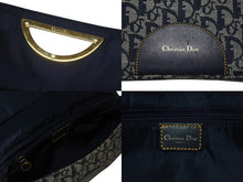 Load image into Gallery viewer, Christian Dior クリスチャンディオール マリスパール ワンショルダーバッグ PZ 0901 トロッター ネイビー ガリアーノ期 美品 中古 4b005072