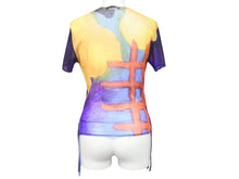Load image into Gallery viewer, ISSEY MIYAKE イッセイミヤケ シアーカットソー IM31JK068 ナイロン マルチカラー サイズ2 美品 中古 4b005075