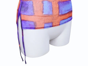 ISSEY MIYAKE イッセイミヤケ シアーカットソー IM31JK068 ナイロン マルチカラー サイズ2 美品 中古 4b005075