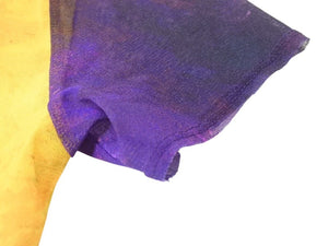 ISSEY MIYAKE イッセイミヤケ シアーカットソー IM31JK068 ナイロン マルチカラー サイズ2 美品 中古 4b005075