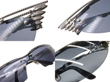 Load image into Gallery viewer, Jean Paul GAULTIER ジャンポールゴルチェ サングラス アイウェア ブラック シルバー プラスチック メタル 美品 中古 4b005079