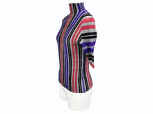 Load image into Gallery viewer, 極美品 ISSEY MIYAKE イッセイミヤケ PLEATS (T.) 半袖トップス PP68FK845 サイズ3 プリーツ マルチカラー 中古 4b005081