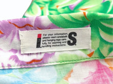 Load image into Gallery viewer, 極美品 ISSEY MIYAKE イッセイミヤケ アロハシャツ オープンカラーシャツ RG12048 サイズ9 マルチカラー ココナッツボタン 花柄 中古 4b005082