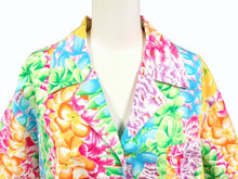 Load image into Gallery viewer, 極美品 ISSEY MIYAKE イッセイミヤケ アロハシャツ オープンカラーシャツ RG12048 サイズ9 マルチカラー ココナッツボタン 花柄 中古 4b005082