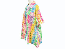 Load image into Gallery viewer, 極美品 ISSEY MIYAKE イッセイミヤケ アロハシャツ オープンカラーシャツ RG12048 サイズ9 マルチカラー ココナッツボタン 花柄 中古 4b005082
