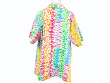 Load image into Gallery viewer, 極美品 ISSEY MIYAKE イッセイミヤケ アロハシャツ オープンカラーシャツ RG12048 サイズ9 マルチカラー ココナッツボタン 花柄 中古 4b005082