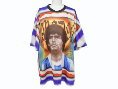 極美品 Supreme シュプリーム マラドーナ サッカージャージ 半袖Ｔシャツ RN101837 マルチポリエステルカラー サイズM 中古 4b005086 