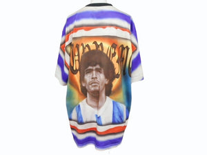 極美品 Supreme シュプリーム マラドーナ サッカージャージ 半袖Ｔシャツ RN101837 マルチポリエステルカラー サイズM 中古 4b005086 