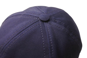 CELINE セリーヌ ベースボールキャップ ハット 帽子 2AUA1242N サイズM ネイビー ホワイト ロゴ刺繍 良品 中古 4b005090