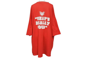 DIPLOMATS ディプロマッツ 初期ラップＴシャツ RN#104036 What"s Really Good コットン レッド サイズ3 美品 中古 4b005092 
