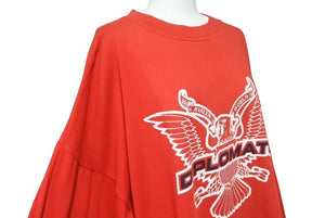 DIPLOMATS ディプロマッツ 初期ラップＴシャツ RN#104036 What"s Really Good コットン レッド サイズ3 美品 中古 4b005092 