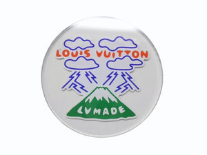 極美品 ルイ・ヴィトン × NIGO 2020年限定 LVスクエアードコレクション コースターセット GI0514 MD0230 ブラウン 中古 4b005105 