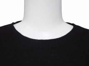 VALENTINO ヴァレンティノ ニット トレーナー SB3KC10546T ウール カシミヤ ブラック レッド サイズS 美品 中古 4b005119
