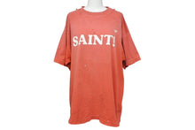 画像をギャラリービューアに読み込む, 極美品 SAINT MICHAEL セントマイケル S/S TEE SAINT 半袖Tシャツ サイズM プリント加工 レッド ホワイト 中古 4b005122 