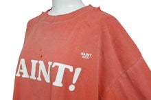 画像をギャラリービューアに読み込む, 極美品 SAINT MICHAEL セントマイケル S/S TEE SAINT 半袖Tシャツ サイズM プリント加工 レッド ホワイト 中古 4b005122 