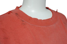画像をギャラリービューアに読み込む, 極美品 SAINT MICHAEL セントマイケル S/S TEE SAINT 半袖Tシャツ サイズM プリント加工 レッド ホワイト 中古 4b005122 