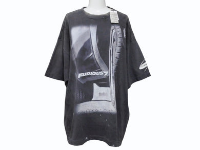 新品未使用 SAINT Mxxxxxx セントマイケル Fast & Furious 7 ワイルドスピード 半袖Ｔシャツ SM-HR1-0000-C74 コットン ブラック 中古 4b005123