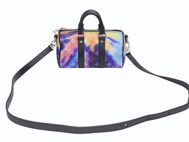 新品未使用 LOUIS VUITTON ルイヴィトン ショルダーバッグ キーポルXS M80953 モノグラムキャンバス レザー モノグラムサンセット 中古 4b005126