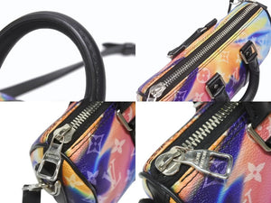 新品未使用 LOUIS VUITTON ルイヴィトン ショルダーバッグ キーポルXS M80953 モノグラムキャンバス レザー モノグラムサンセット 中古 4b005126