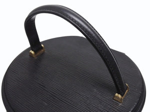 LOUIS VUITTON ルイヴィトン カンヌ エピ ノワール ハンドバッグ M48032 エピレザー ブラック ゴールド金具 美品 中古 4b005128