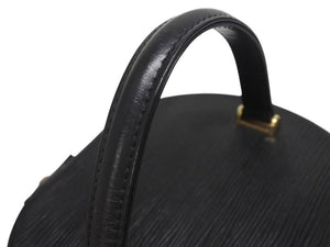LOUIS VUITTON ルイヴィトン カンヌ エピ ノワール ハンドバッグ M48032 エピレザー ブラック ゴールド金具 美品 中古 4b005128