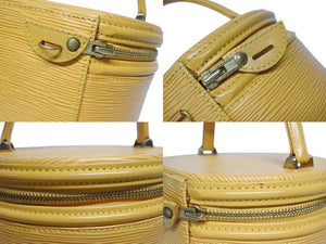 LOUIS VUITTON ルイヴィトン カンヌ エピ タッシリイエロー ハンドバッグ M48039 エピレザー イエロー ゴールド金具 美品 中古 4b005129
