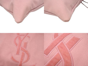 YVES SAINT LAURENT イヴ サンローラン トートバッグ カハラトート 121631 002122 キャンバス レザー ピンク 良品 中古 4b005131 