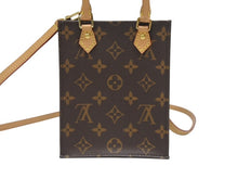Load image into Gallery viewer, 新品同様品 LOUIS VUITTON ルイヴィトン プティットサックプラ ハンドバッグ M69442 2WAY モノグラム ブラウン ゴールド金具 中古 4b005133