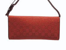 Load image into Gallery viewer, GUCCI グッチ ミニショルダーバッグ ハンドバッグ 2way バンブー 117594 GGキャンバス ワインレッド 美品 中古 4b005134