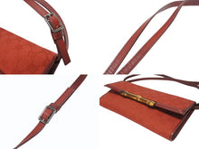 Load image into Gallery viewer, GUCCI グッチ ミニショルダーバッグ ハンドバッグ 2way バンブー 117594 GGキャンバス ワインレッド 美品 中古 4b005134