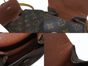LOUIS VUITTON ルイ ヴィトン モノグラム ミニミニサンクルー ショルダーバッグ ポシェット M51245 ゴールド金具 良品 中古 4b005135
