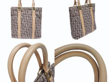 Load image into Gallery viewer, Christian Dior クリスチャンディオール トロッター トートバッグ キャンバス レザー ブラウン 美品 中古 4b005140