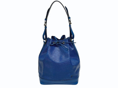 LOUIS VUITTON ルイヴィトン ショルダーバッグ エピ ノエ M44005 エピレザー ブルー ゴールド金具 美品 中古 4b005145