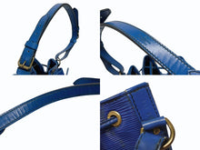 Load image into Gallery viewer, LOUIS VUITTON ルイヴィトン ショルダーバッグ エピ ノエ M44005 エピレザー ブルー ゴールド金具 美品 中古 4b005145