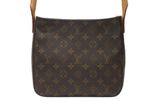 Load image into Gallery viewer, LOUIS VUITTON ルイヴィトン ルーピングMM ワンショルダーバッグ M51146 モノグラム PVC レザー ブラウン ゴールド金具 美品 中古 4b005146