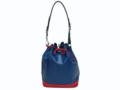 LOUIS VUITTON ルイヴィトン ショルダーバッグ エピ ノエ M44082 エピレザー ブルー レッド グリーン 美品 中古 4b005147