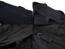 Load image into Gallery viewer, PRADA プラダ トートバッグ ハンドバッグ ロゴ スパンコール イタリア製 ナイロン ネイビー 良品 中古 4b005149