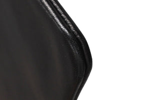 CELINE セリーヌ クラッチバッグ ミニバッグ イタリア製 レザー ブルー ブラック ゴールド金具 美品 中古 4b005153