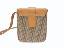 Load image into Gallery viewer, Christian Dior クリスチャンディオール トロッター ショルダーバッグ キャンバス レザー ブラウン 美品 中古 4b005155