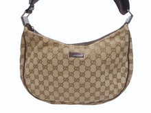 Load image into Gallery viewer, GUCCI グッチ ショルダーバッグ ワンショルダーバッグ 122790 1956 GGキャンバス レザー ベージュ シルバー金具 美品 中古 4b005158