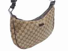 Load image into Gallery viewer, GUCCI グッチ ショルダーバッグ ワンショルダーバッグ 122790 1956 GGキャンバス レザー ベージュ シルバー金具 美品 中古 4b005158