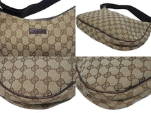 Load image into Gallery viewer, GUCCI グッチ ショルダーバッグ ワンショルダーバッグ 122790 1956 GGキャンバス レザー ベージュ シルバー金具 美品 中古 4b005158