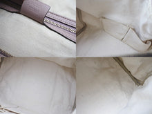 Load image into Gallery viewer, GUCCI グッチ ショルダーバッグ ハンドバッグ 2way 247205 GGキャンバス レザー ベージュ ライトパープル 美品 中古 4b005159