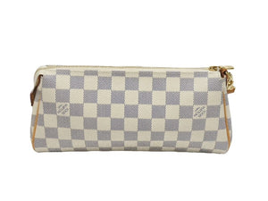 極美品 LOUIS VUITTON ルイヴィトン ダミエ アズール エヴァ 2WAY ハンド ショルダー バッグ N55214 中古 4b005160
