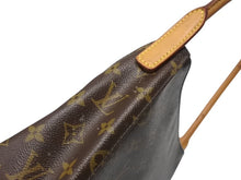 Load image into Gallery viewer, LOUIS VUITTON ルイヴィトン モノグラム ルーピングMM ワンショルダーバッグ M51146 PVC レザー ブラウン ゴールド金具 美品 中古 4b005162