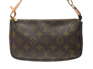 極美品 LOUIS VUITTON ルイヴィトン ポシェット アクセソワール アクセサリーポーチ M51980 モノグラム PVC レザー 中古 4b005165