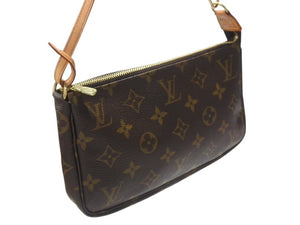 極美品 LOUIS VUITTON ルイヴィトン ポシェット アクセソワール アクセサリーポーチ M51980 モノグラム PVC レザー 中古 4b005165